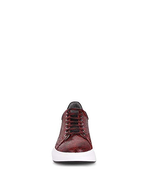 FRANCO CUADRA Women's Sneakers in Genuine Python Leather with Bovine Leather