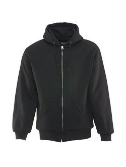 Insulated Quilted Sweatshirt Hoodie