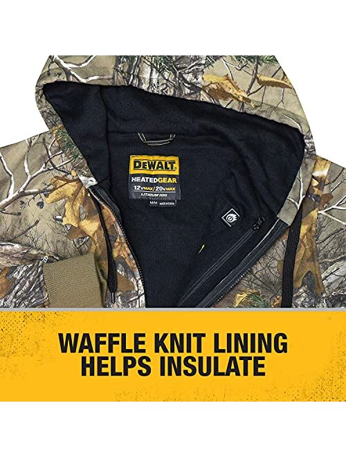 DEWALT DCHJ074D1-2X Realtree Xtra Camouflage Heated Hoodie, 2X-Large, Camouflage