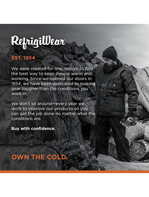 RefrigiWear Men's Iron-Tuff Siberian Tall Size Bib