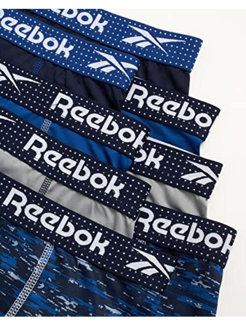 Reebok Boys Underwear Performance Boxer Briefs (8 Pack)