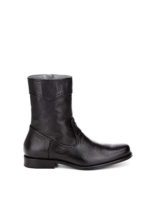 Buy FRANCO CUADRA Men's Boot in Genuine Deer Leather Black online ...