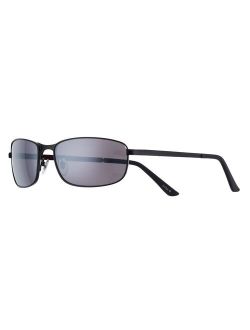 Matte Black Single Bridge Sunglasses