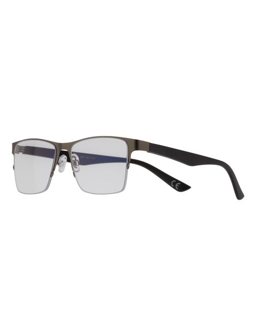 Men's Sonoma Goods For Life 56mm Blue Light Metal Glasses