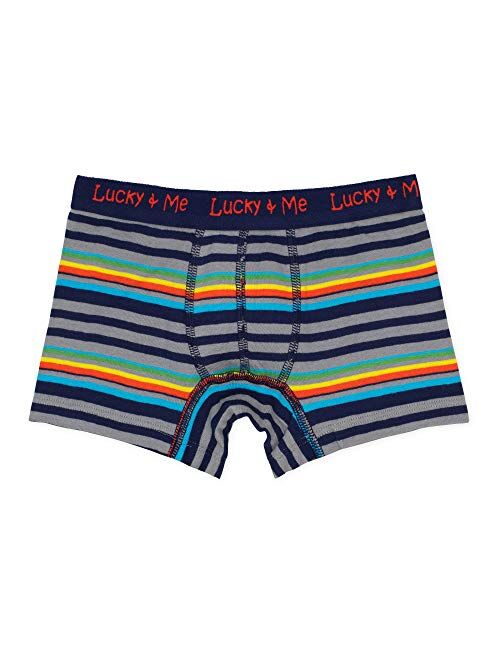 Lucky & Me | Grayson Boys Boxer Briefs | Organic Cotton Boys Underwear | Tagless | 3 Pack
