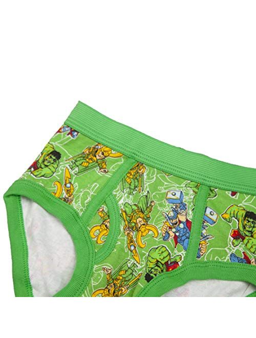 Marvel Boys' Super Hero Avengers Toddler Underwear, 5-Pack Boxer, 7-Pack, 10-Pack Briefs in Sizes 2/3t and 4t