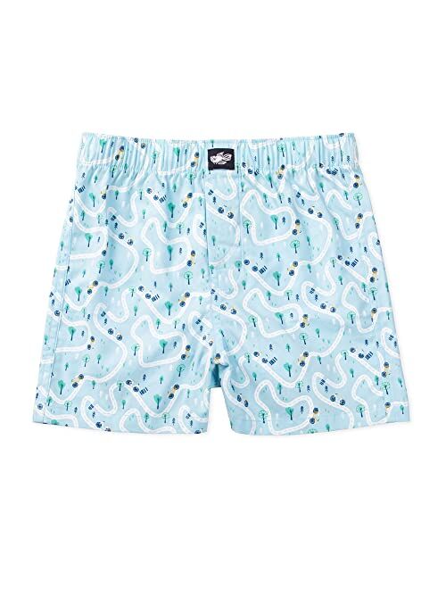 Lucky & Me | Ryan Boys Woven Boxers | 100% Cotton Children's Underwear (5-Pack)