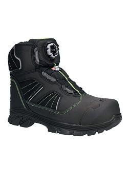 Mens Extreme Hiker Waterproof Thinsulate Insulated Freezer Boots with Boa Fit System For Lacing