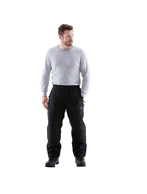 RefrigiWear Warm Water-Resistant Softshell Pants with Micro-Fleece Lining