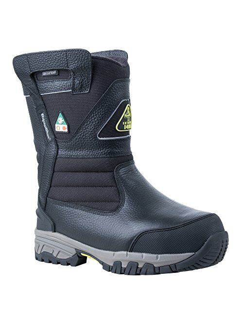 RefrigiWear Mens Extreme Pull-On Insulated Waterproof 8-Inch Freezer Work Boots