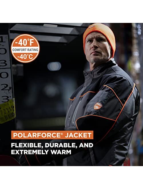 RefrigiWear PolarForce Men's Insulated Jacket, -40F (-40C)