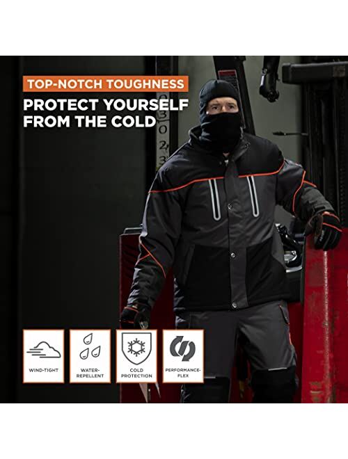 RefrigiWear PolarForce Men's Insulated Jacket, -40F (-40C)