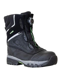Mens Waterproof Anti-Slip Extreme Pac Boots with Boa Fit System For Lacing