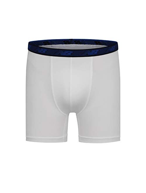 New Balance Boy's Underwear, Performance Boxer Briefs 4-Pack