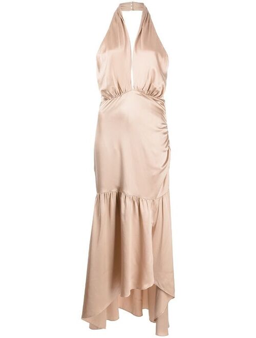 CINQ A SEPT Arianna halterneck dress