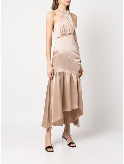 CINQ A SEPT Arianna halterneck dress