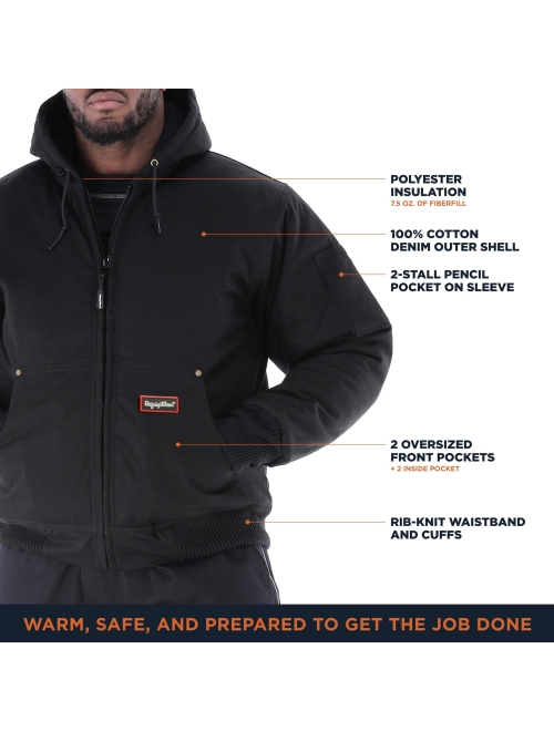 RefrigiWear ComfortGuard Insulated Workwear Service Jacket Water-Resistant