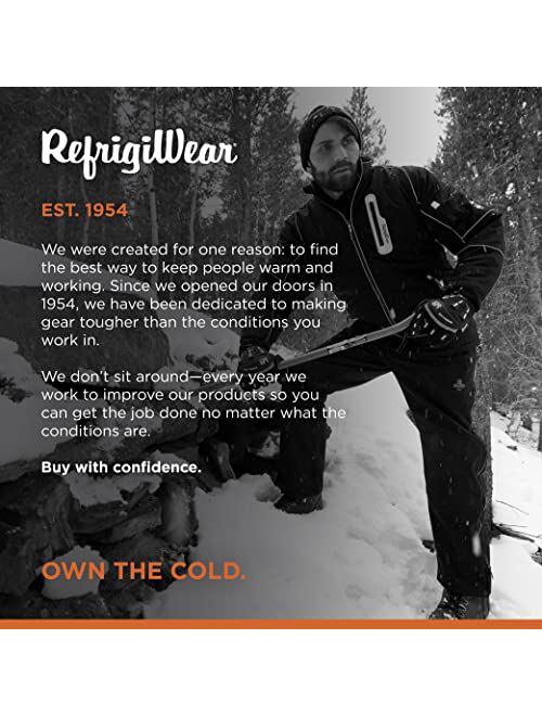 RefrigiWear Water-Resistant Warm Insulated Softshell Pants -20F Protection