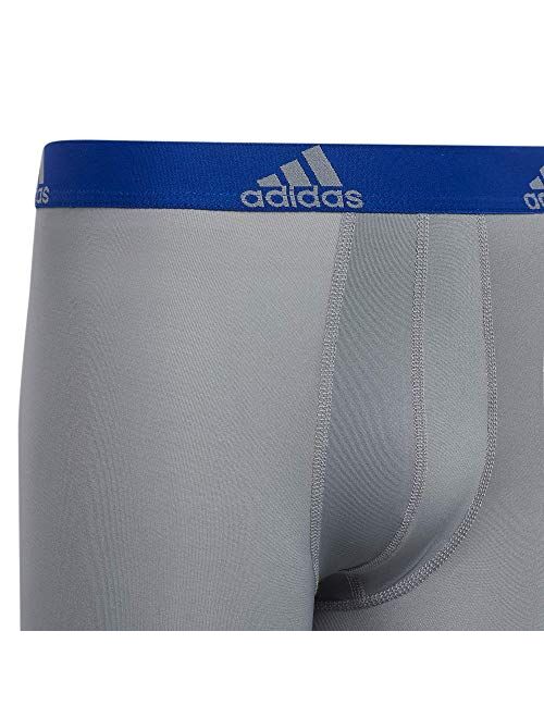 adidas Kids-Boy's Performance Long Boxer Briefs Underwear (4-Pack)