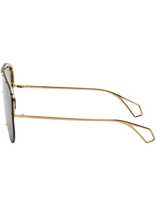 Gucci Black & Gold 99 Sunglasses