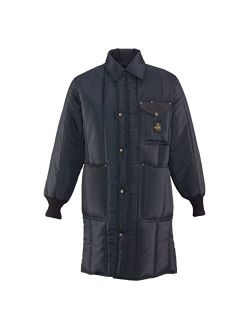 Insulated Iron-Tuff Inspector Jacket Water-Resistant Knee-Length Workwear Coat
