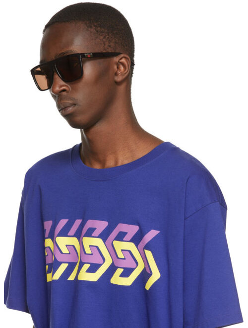 Gucci Black Square Sunglasses