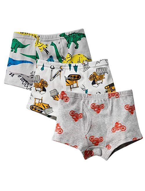 XNN Soft Cotton Baby Toddler Underwear Little Boys' Assorted Boxer Briefs(Pack of 12)