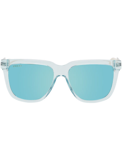 Gucci Blue Acetate Reflective Sunglasses