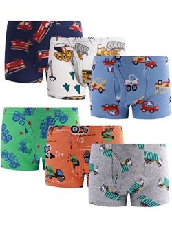 Finihen Boys Soft Cotton Dinosaur briefs baby underwear Toddler shark boxer briefs Children Truck Panties
