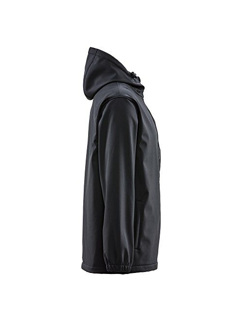 RefrigiWear Lightweight Water-Resistant Warm Insulated Softshell Jacket with Hood