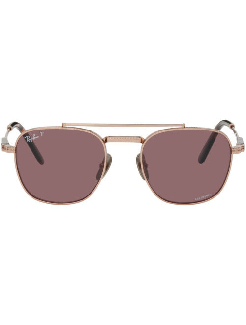 Ray-Ban Rose Gold Frank II Sunglasses