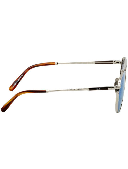 Ray-Ban Silver Round II Titanium Sunglasses