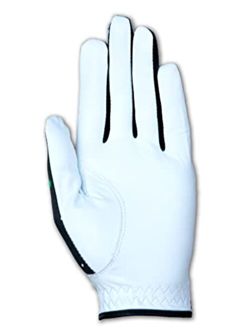 Cowabunga Golf Chameleon Golf Mens Golf Glove -Crazy Golf Gloves - Leather Golf Accessory for Men - Cabretta Golf Gloves - Golf Gift for Golfers - Best Man Golf Gifts - G