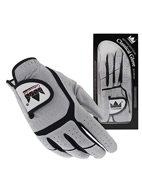 Craftsman Golf 3-Pack White or Gray Golf Gloves for Men Worn on Right Hand