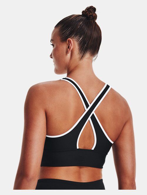Under Armour Women's Armour Mid Crossback Long Line Sports Bra