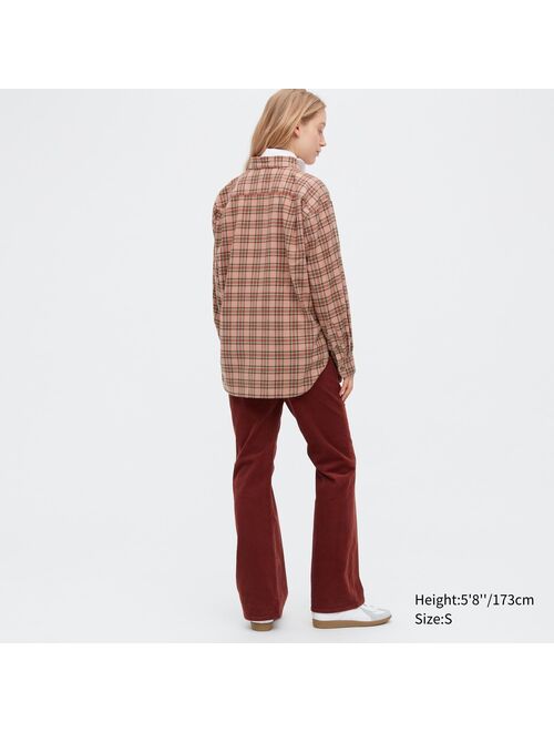 Uniqlo Flannel Plaid Long-Sleeve Shirt