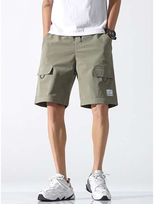 Shein Men Flap Pocket Bermuda Shorts