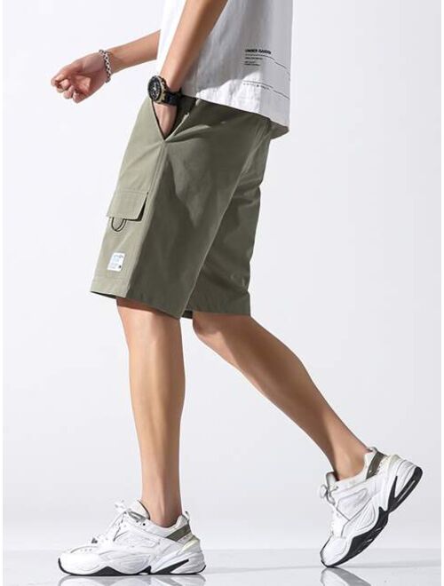 Shein Men Flap Pocket Bermuda Shorts