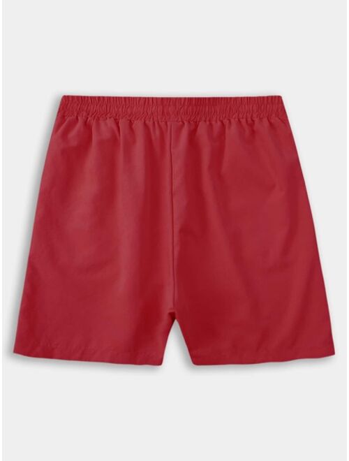 Shein Men Drawstring Waist Shorts