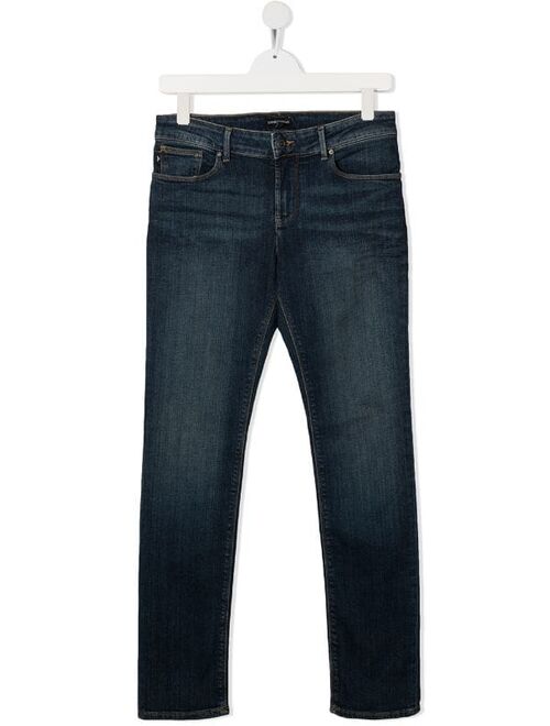 Emporio Armani Kids TEEN skinny-fit denim jeans