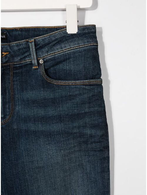 Emporio Armani Kids TEEN skinny-fit denim jeans