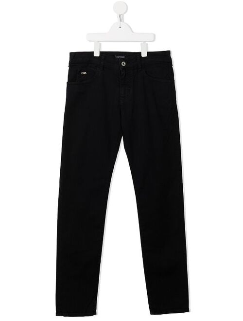 Emporio Armani Kids 5-Pocket skinny jeans