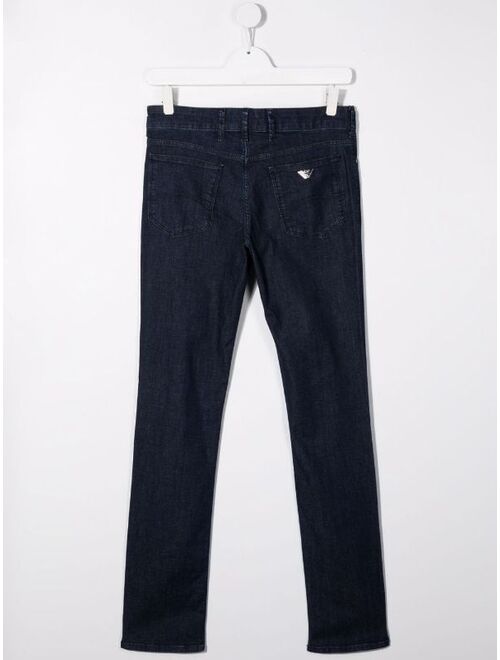 Emporio Armani Kids mid-rise skinny jeans