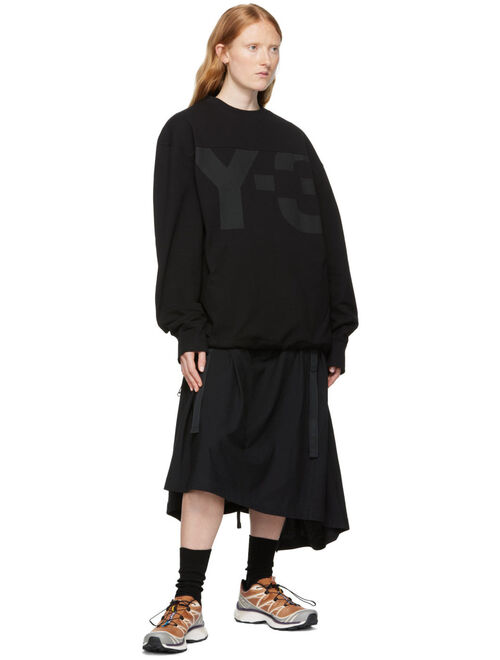 Y-3 Black Cotton Sweatshirt