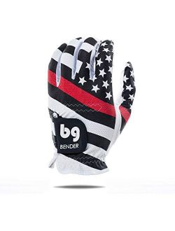 USA Red Line Mesh Golf Glove