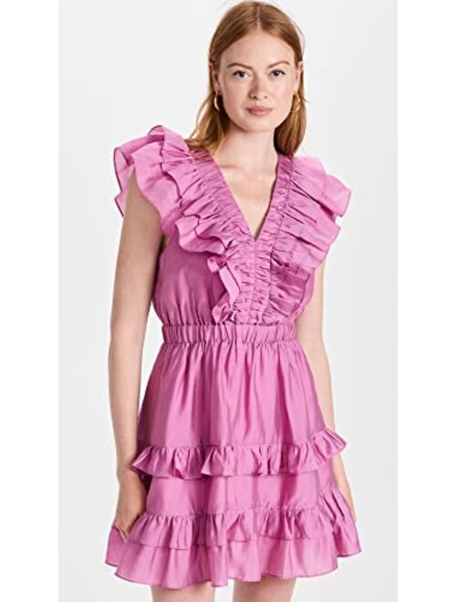 endless rose Women's Ruffle Detail Mini Dress