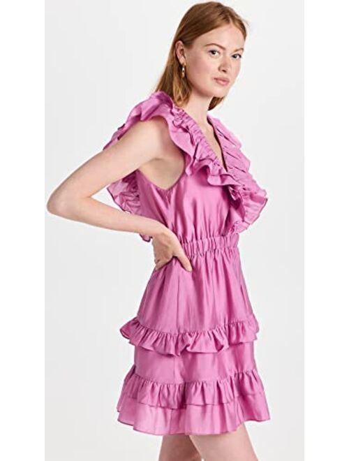 endless rose Women's Ruffle Detail Mini Dress