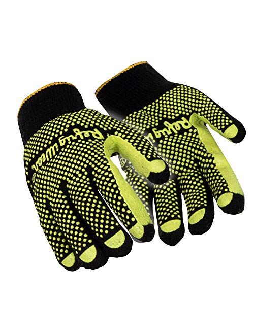 RefrigiWear Brushed Acrylic Double-Sided Double Dot Gripping Gloves - PACK OF 12 PAIRS