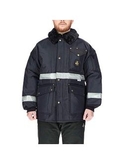 Insulated Iron-Tuff Enhanced Visibility Siberian Workwear Jacket with Reflective Tape
