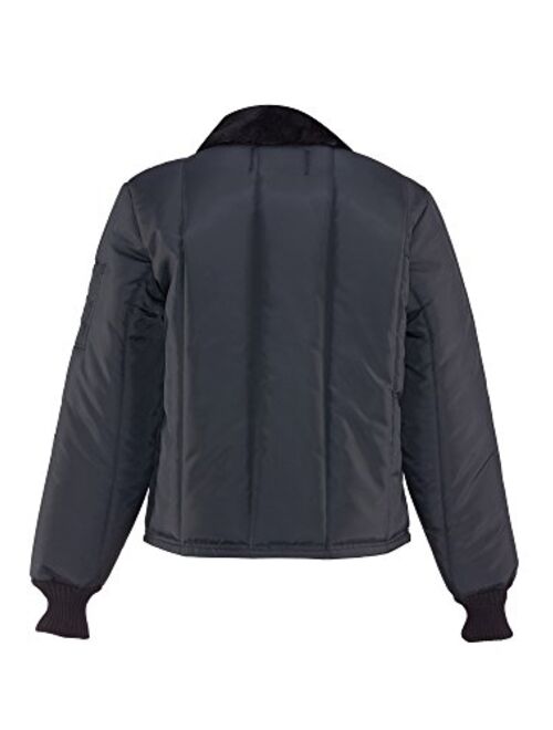 RefrigiWear Water-Resistant Insulated Iron-Tuff Arctic Jacket with Soft Fleece Collar